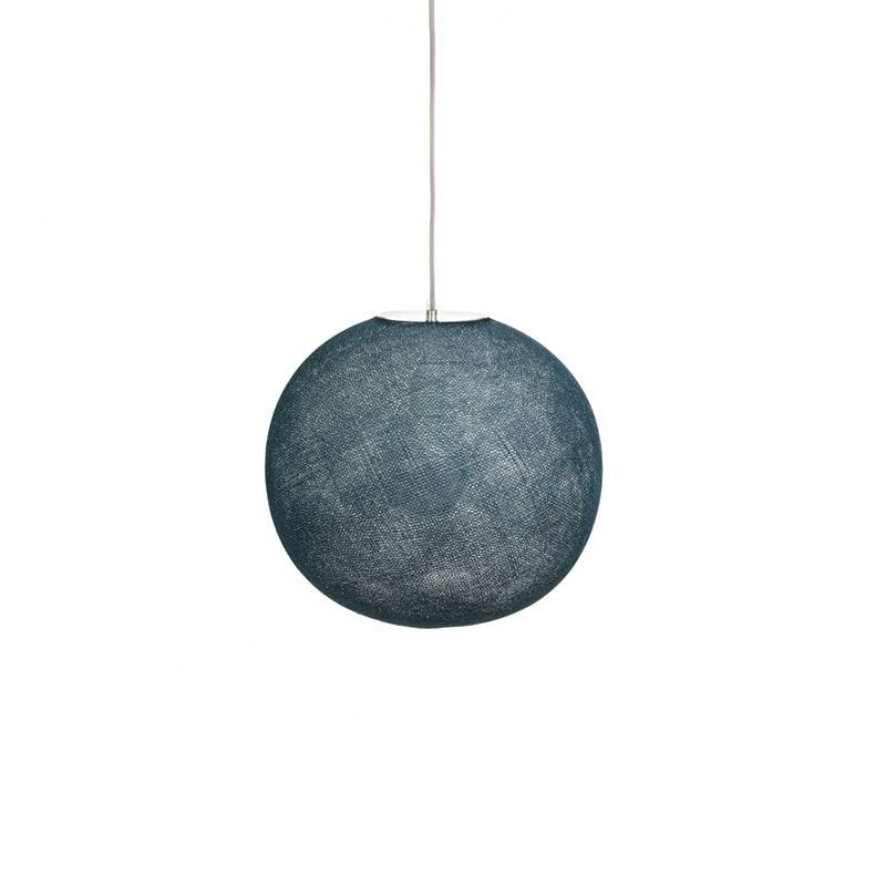 Globe Light Petrol blue Ø 36cm - Lampshades globe light - La Case de Cousin Paul