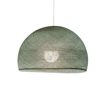 Dome green grey Ø 67cm - Refurbished - Single Pendant lamp - La Case de Cousin Paul