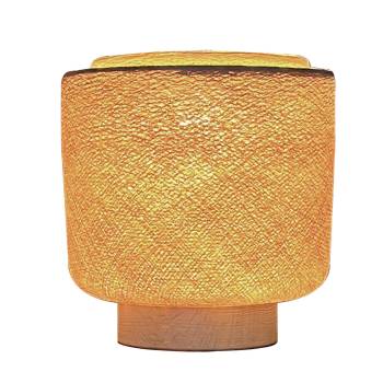 Sand and ecru Tulipe table lamp - Table lamp - La Case de Cousin Paul