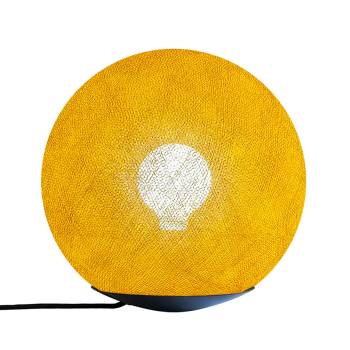 Tango, lampe à poser magnétique avec globe curry 25cm - Reconditionnée - Lampe à poser - La Case de Cousin Paul