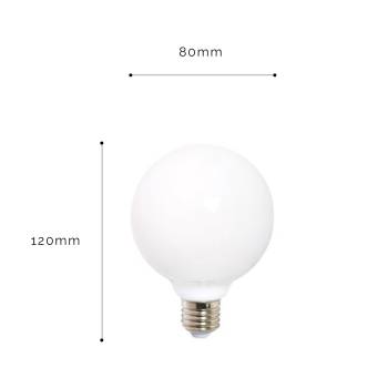 Opale LED bulb 80mm - Ampoules - La Case de Cousin Paul