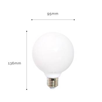 Ampoule LED Opaline 95mm - Ampoules - La Case de Cousin Paul