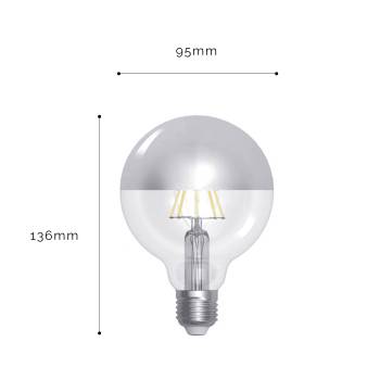 copy of LED bulb E27 - silver cap - Ampoules - La Case de Cousin Paul