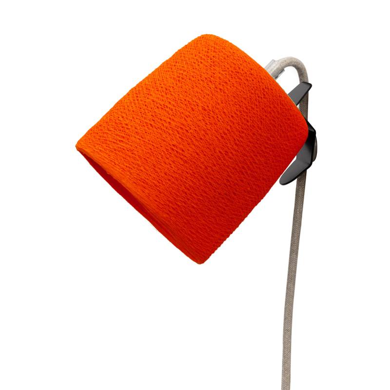 Wandleuchte 'Swing' Magnet Orange fünfzig - Renoviert - Wandleuchte - La Case de Cousin Paul