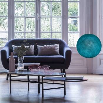 turquoise - Lampshades globe - La Case de Cousin Paul