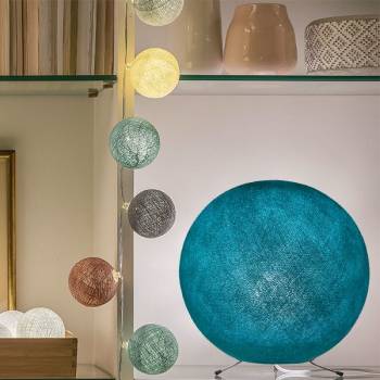 turquoise - Lampshades globe - La Case de Cousin Paul