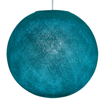 Globe turquoise - Abat-jour globe - La Case de Cousin Paul