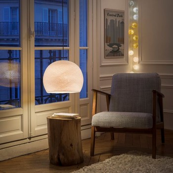 linen - Lampshades domes - La Case de Cousin Paul