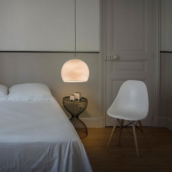 linen - Lampshades domes - La Case de Cousin Paul