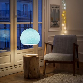 sky blue - Lampshades domes - La Case de Cousin Paul