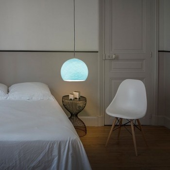 sky blue - Lampshades domes - La Case de Cousin Paul