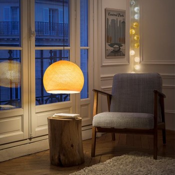 light orange - Lampshades domes - La Case de Cousin Paul