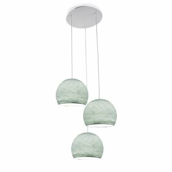 Ceiling fixture 3 azure cupolas S - Ceiling light 3 - La Case de Cousin Paul