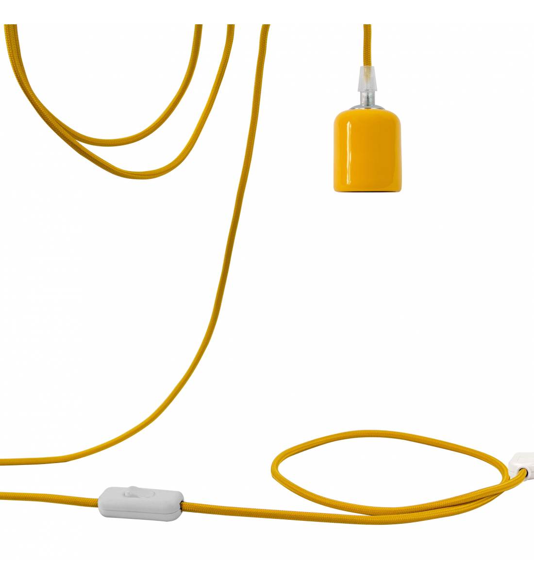 Mobile hanging fixture Liberty yellow - Mobile Light fixture - La Case de Cousin Paul