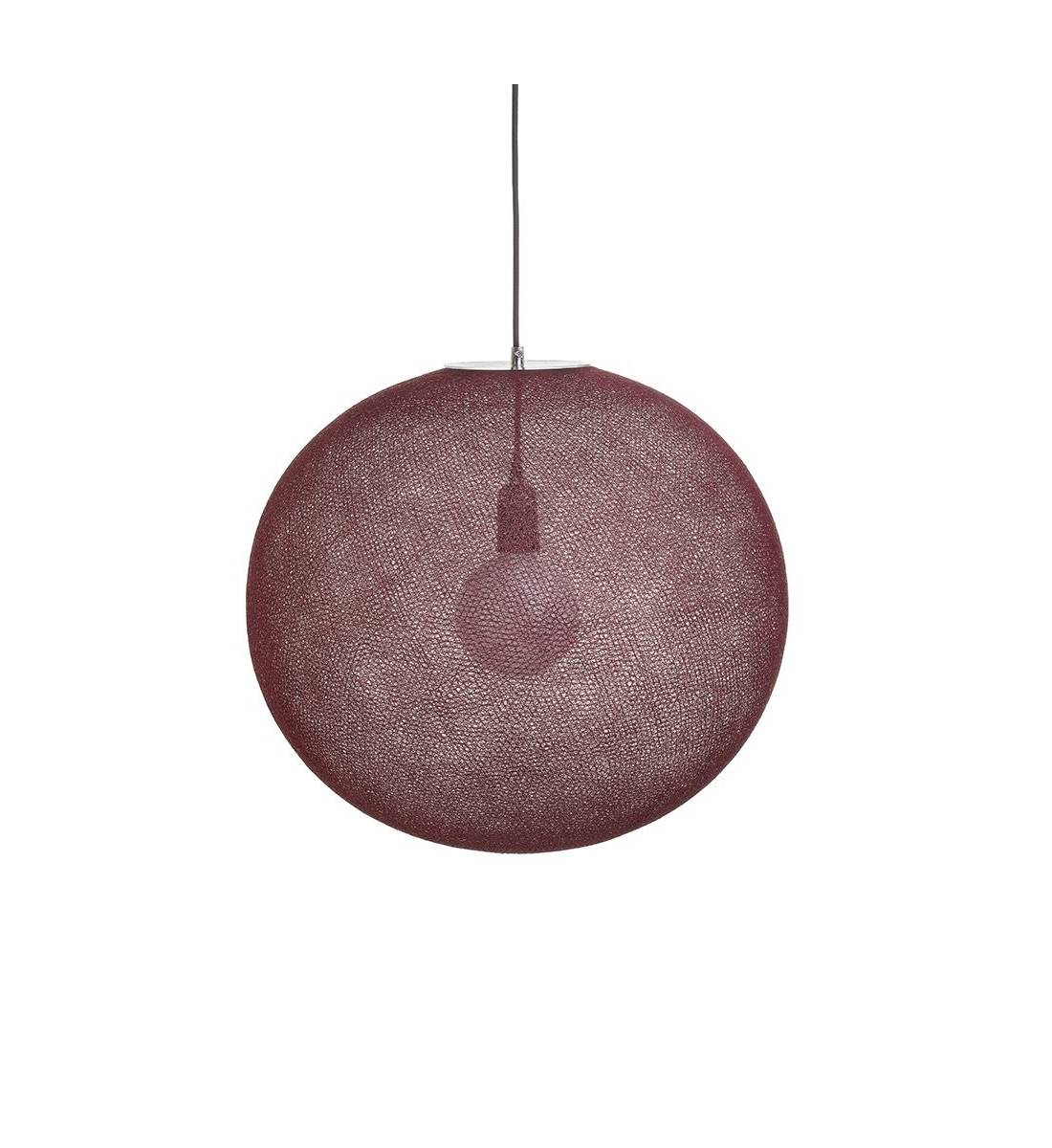 Globe Light XL Terracotta Ø 50cm - Suspension simple - La Case de Cousin Paul