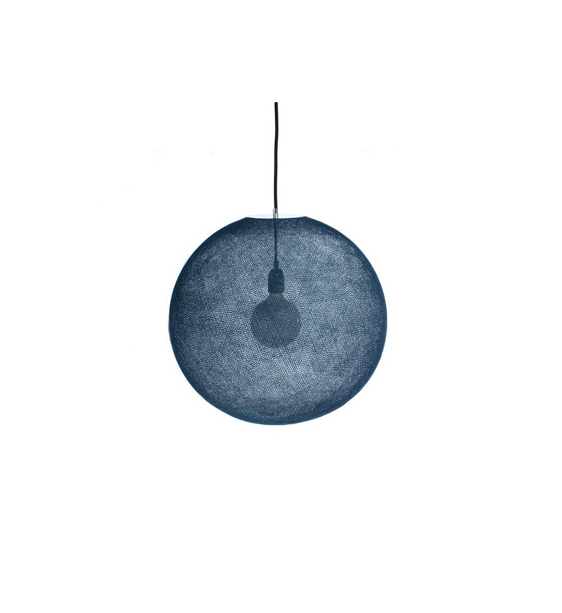 Globe Light XL Petrol blue Ø 50cm - Lampshades globe light - La Case de Cousin Paul