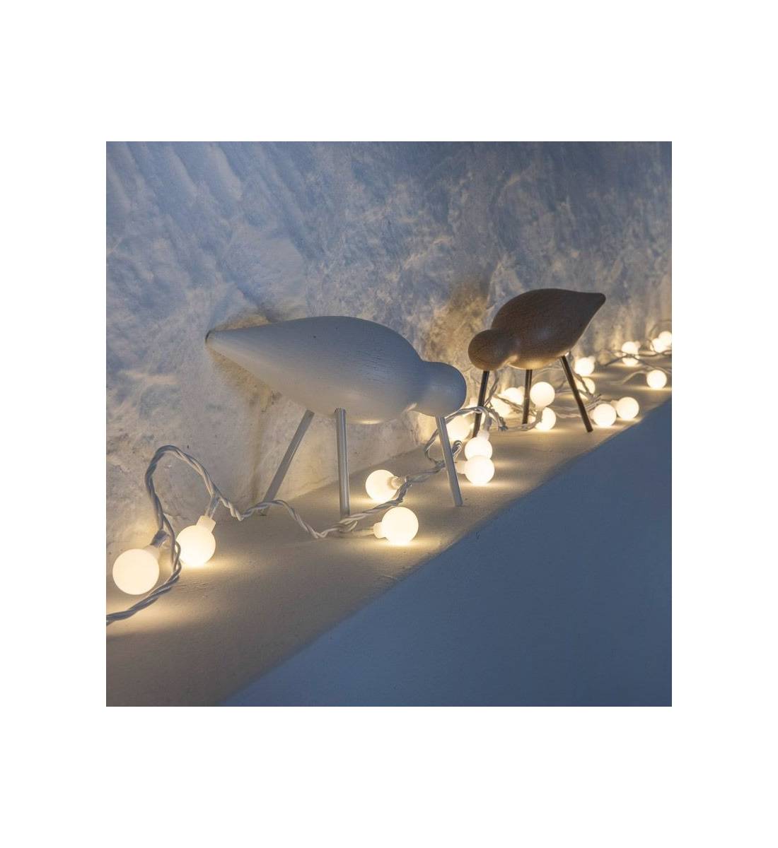 Snowball light chain - Décoration lumineuse - La Case de Cousin Paul
