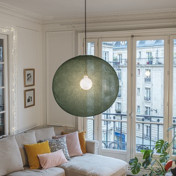 Globe Light XXL Imperial green Ø 67cm - Lampshades globe light - La Case de Cousin Paul