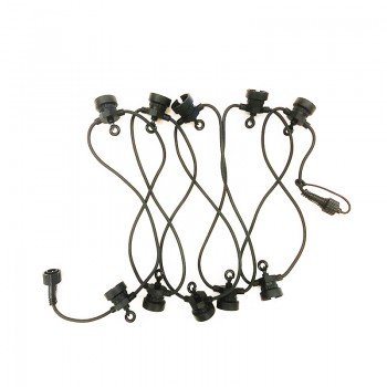 Estensione Guinguette con 10 LED e cavo CE nero - Accessori outdoor - La Case de Cousin Paul