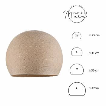 linen - Lampshades domes - La Case de Cousin Paul