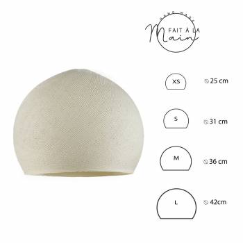 ivory - Lampshades domes - La Case de Cousin Paul