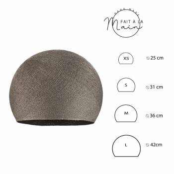 graphite - Lampshades domes - La Case de Cousin Paul