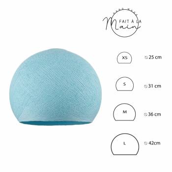 sky blue - Lampshades domes - La Case de Cousin Paul