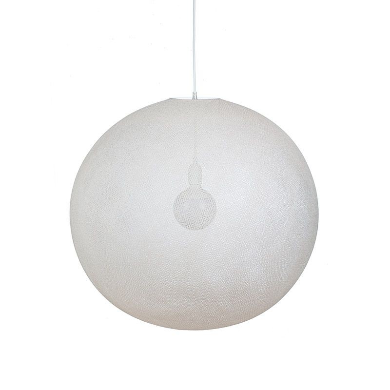 Ballampen Light XXL Ecru Ø 67cm - Gerenoveerd - La Case de Cousin Paul