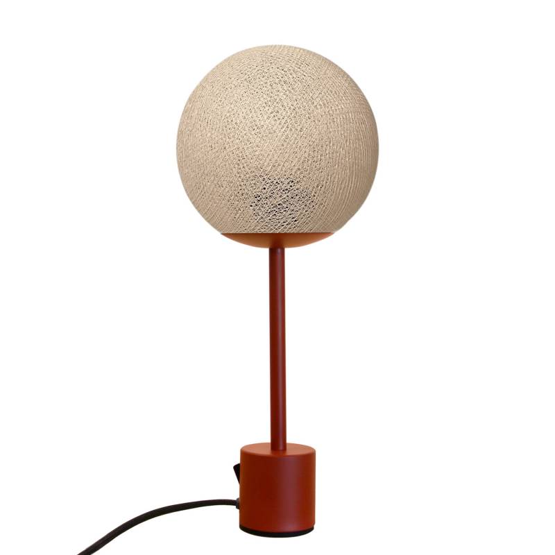 Lampe APAPA terracotta - ecru - Lámpara Apapa - La Case de Cousin Paul