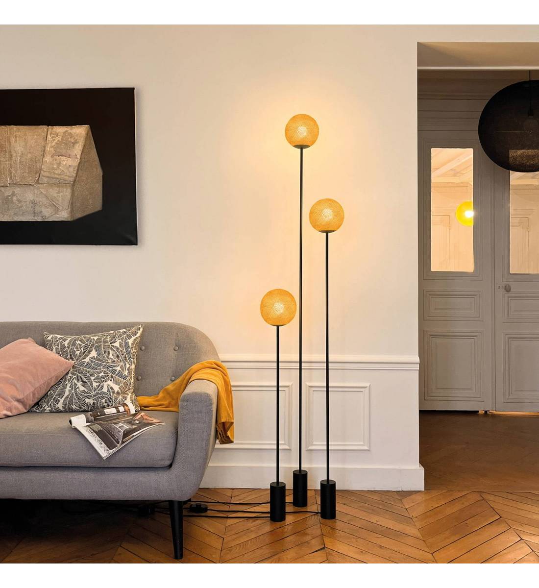 Lampadaire design Granpapa 145 - Tabac - Lampadaire - La Case de Cousin Paul