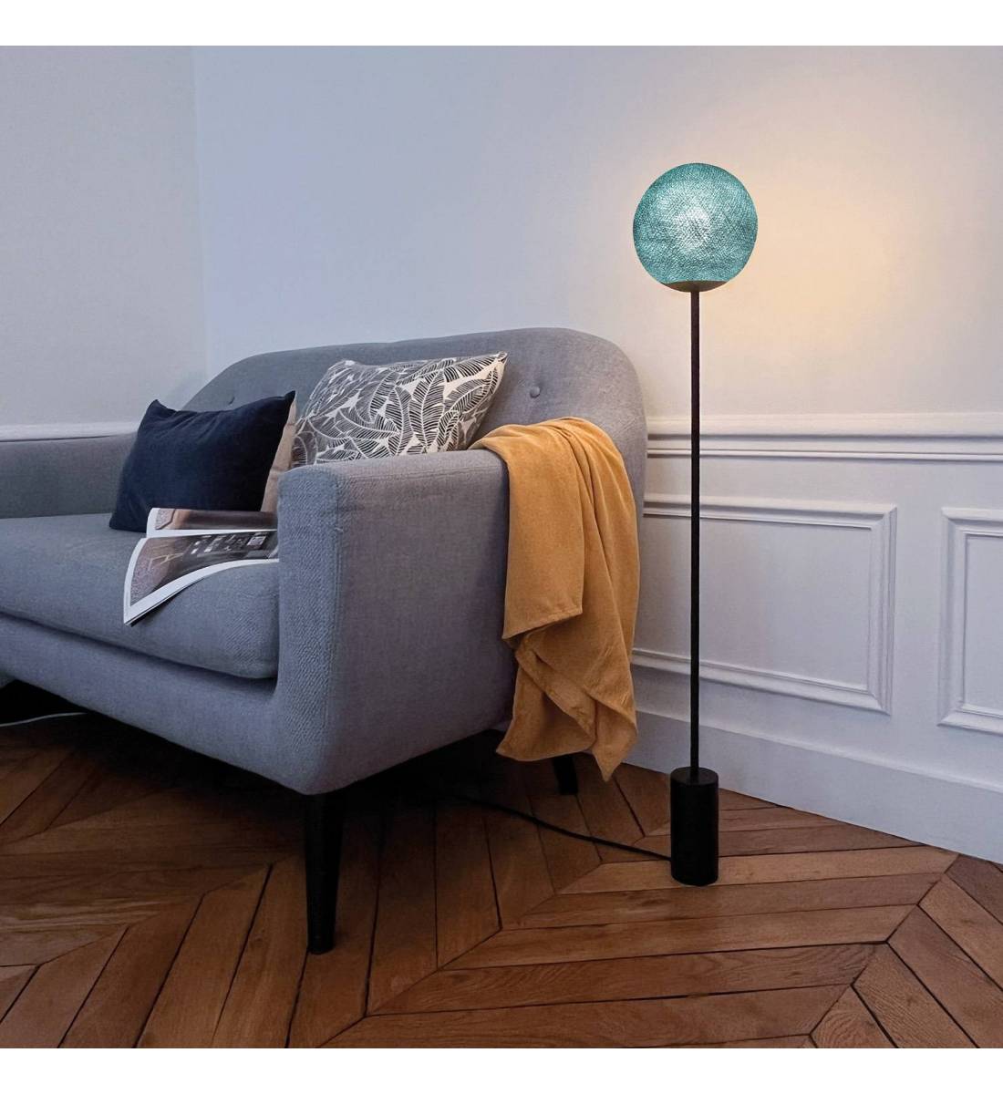 Lampadaire design Granpapa 101 - Vert de gris - Stehlampe - La Case de Cousin Paul